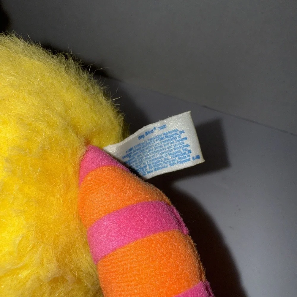 Vintage Big Bird Playskool 1986 Plush Stuffed Toy Sesame Street 13 Inch 1980s